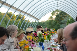 Double Dig It outdoor dining event at Elm Tree Farm